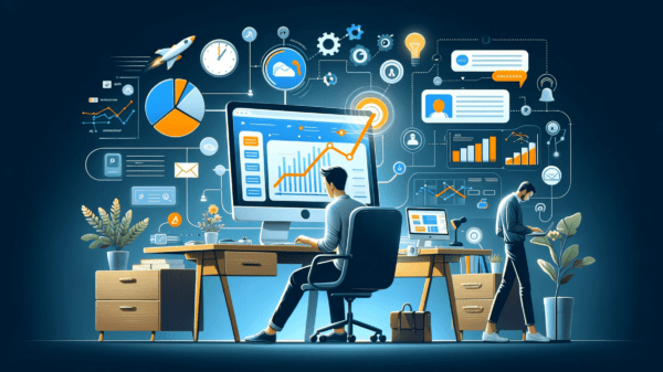 activecampaign api para adicionar contatos na lista 6 DALL·E 2023 12 26 13.38.45 Uma ilustracao realista e altamente criativa para um blog destacando o uso da API do ActiveCampaign para adicionar contatos a uma lista. A imagem dev